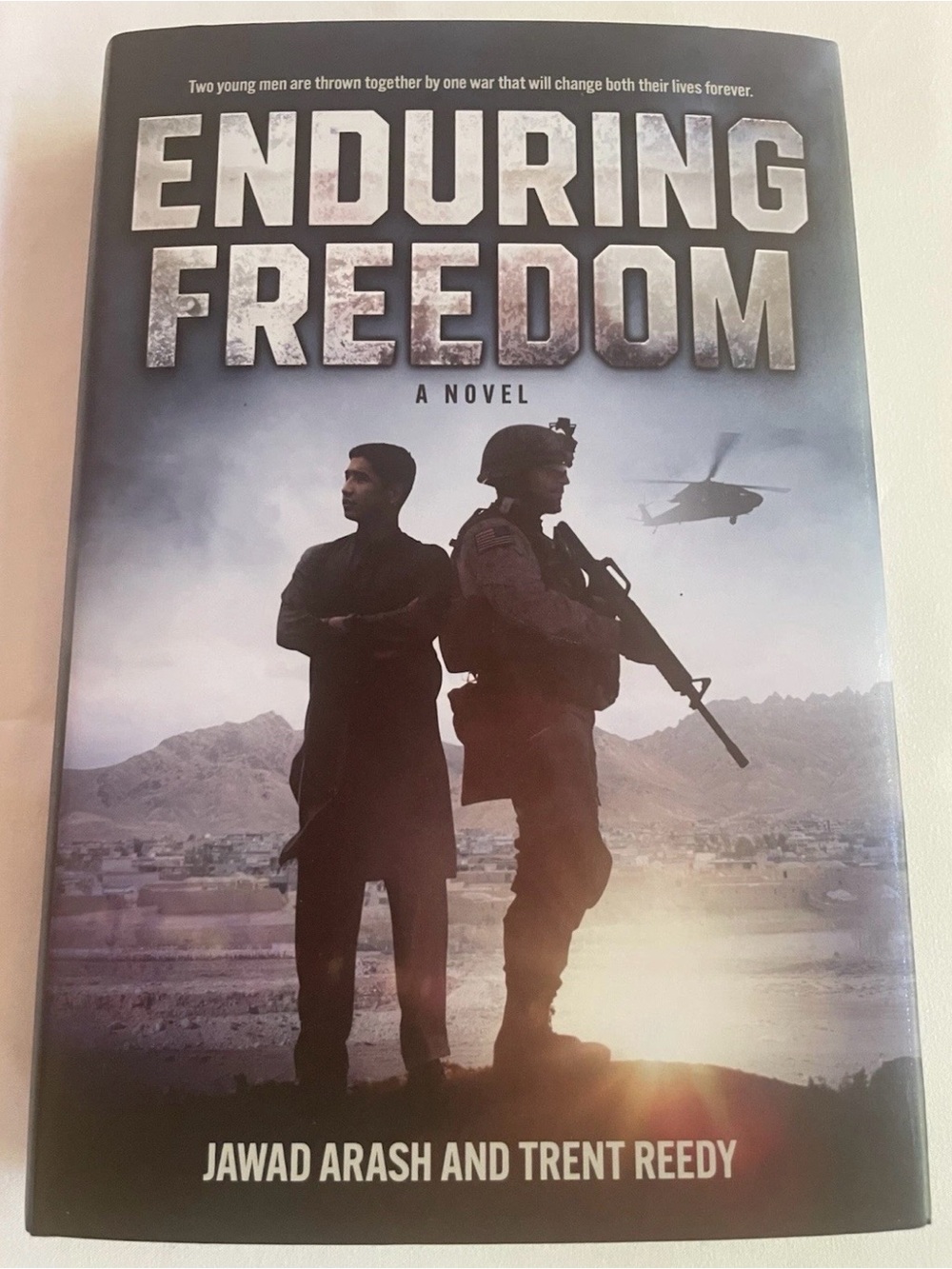 Enduring Freedom Wall Art Print - Neutral Military Silhouette